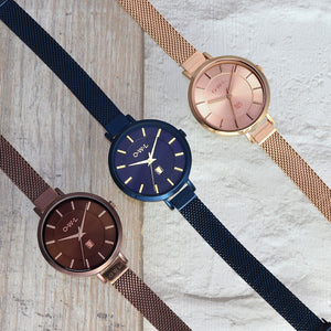 LEDBURY CHOCOLATE MESH WATCH - OWL watches