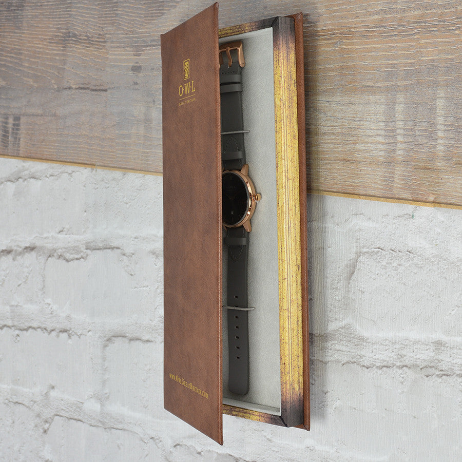 FILTON GENTLEMAN'S TAN LEATHER STRAP WATCH - OWL watches