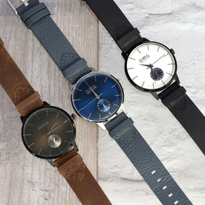 FILTON GENTLEMAN'S TAN LEATHER STRAP WATCH - OWL watches